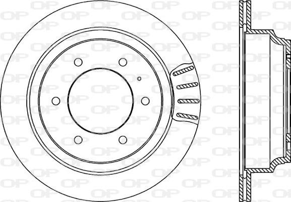 Open Parts BDA1654.20 - Bremžu diski ps1.lv