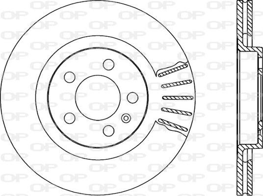 Open Parts BDA1666.20 - Bremžu diski ps1.lv