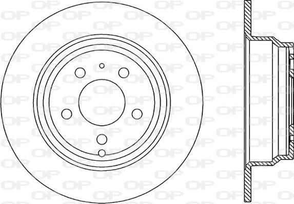 Open Parts BDA1616.10 - Bremžu diski ps1.lv