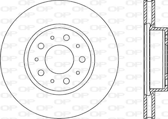 Open Parts BDA1611.20 - Bremžu diski ps1.lv