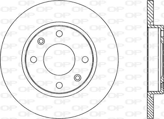 Open Parts BDA1671.10 - Bremžu diski ps1.lv