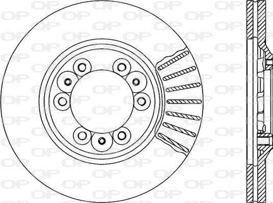 Open Parts BDA1672.20 - Bremžu diski ps1.lv