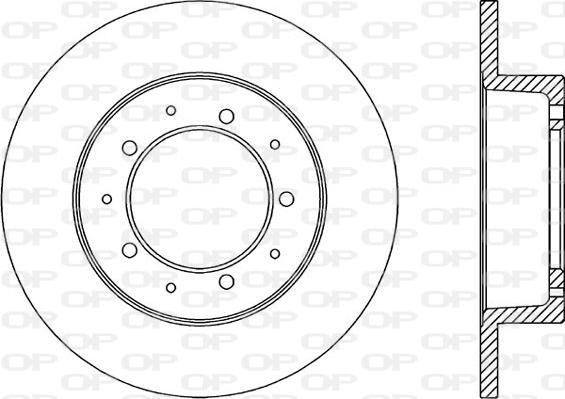 Open Parts BDA1061.10 - Bremžu diski ps1.lv