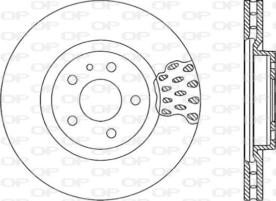 Open Parts BDA1017.20 - Bremžu diski ps1.lv