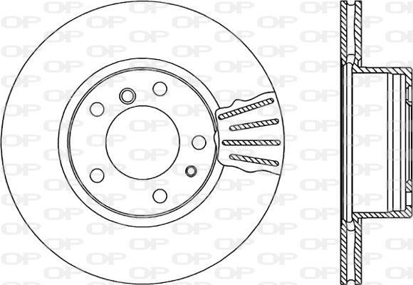 Open Parts BDA1087.20 - Bremžu diski ps1.lv