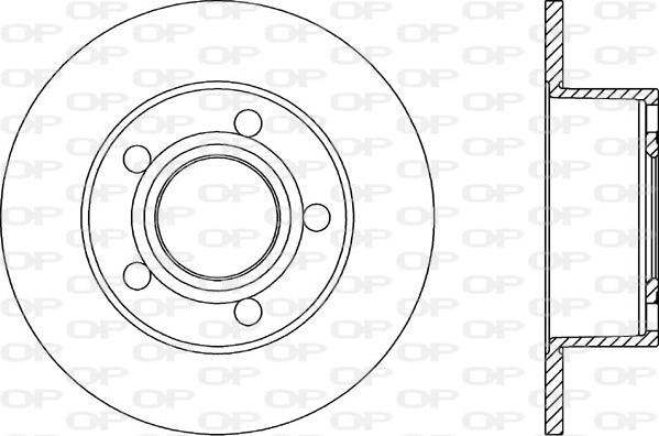 Open Parts BDA1038.10 - Bremžu diski ps1.lv