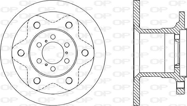 Open Parts BDA1143.10 - Bremžu diski ps1.lv