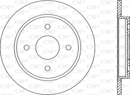 Open Parts BDA1165.10 - Bremžu diski ps1.lv