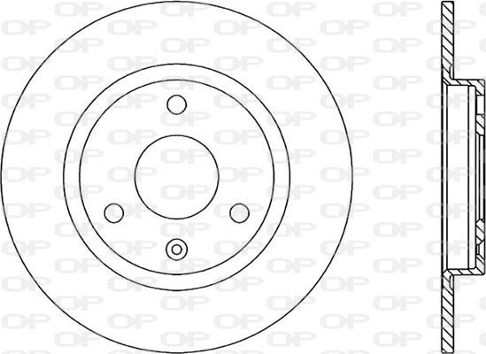 Open Parts BDA1105.10 - Bremžu diski ps1.lv