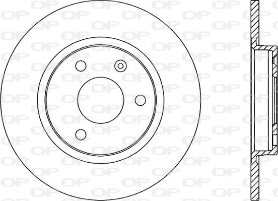 Open Parts BDA1111.10 - Bremžu diski ps1.lv