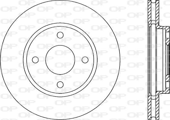 Open Parts BDA1184.20 - Bremžu diski ps1.lv