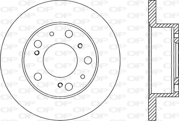 Open Parts BDA1136.10 - Bremžu diski ps1.lv