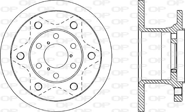 Open Parts BDA1132.10 - Bremžu diski ps1.lv