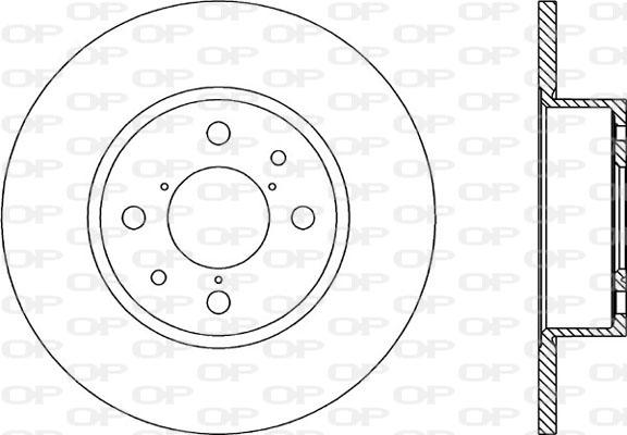 Open Parts BDA1137.10 - Bremžu diski ps1.lv