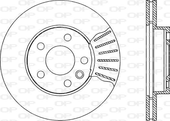 Open Parts BDA1843.20 - Bremžu diski ps1.lv