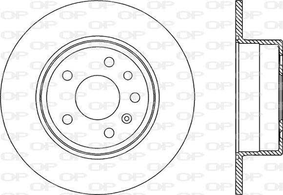 Open Parts BDA1805.10 - Bremžu diski ps1.lv