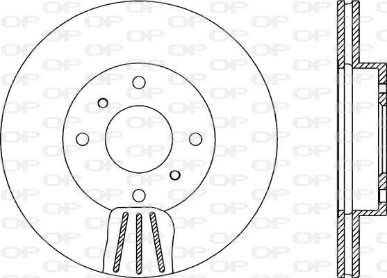 Open Parts BDA1885.20 - Bremžu diski ps1.lv