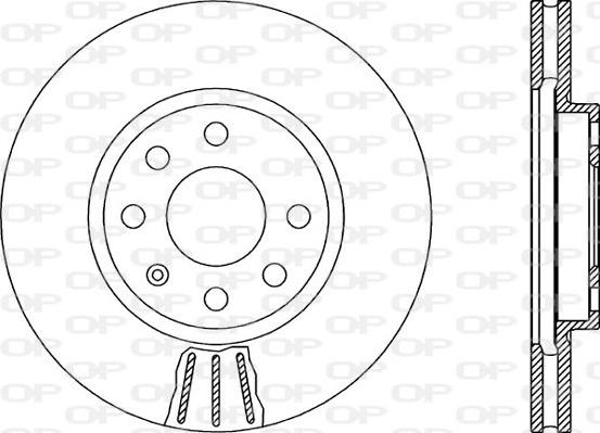 Open Parts BDA1880.20 - Bremžu diski ps1.lv