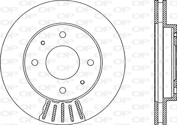 Open Parts BDA1870.20 - Bremžu diski ps1.lv