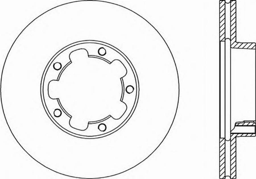 Open Parts BDA1397.20 - Bremžu diski ps1.lv