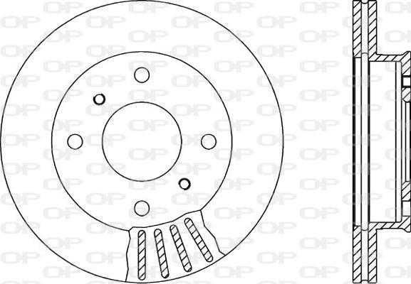 Open Parts BDA1388.20 - Bremžu diski ps1.lv