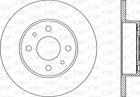 Open Parts BDA1229.10 - Bremžu diski ps1.lv