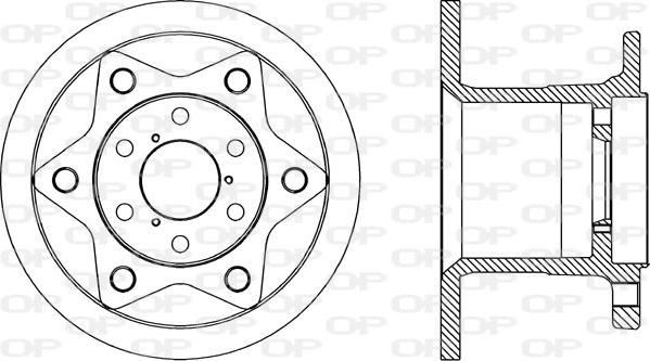 Open Parts BDA1767.10 - Bremžu diski ps1.lv