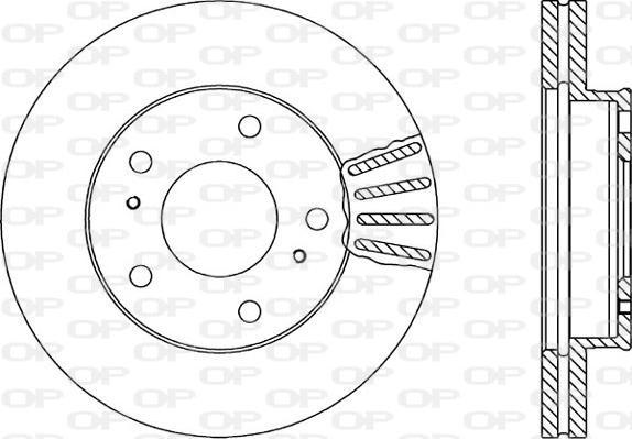 Open Parts BDA1709.20 - Bremžu diski ps1.lv