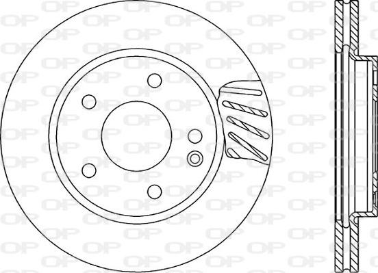 Open Parts BDA1700.20 - Bremžu diski ps1.lv