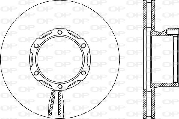 Open Parts BDA1701.20 - Bremžu diski ps1.lv