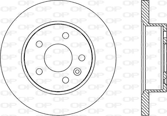 Open Parts BDA1703.10 - Bremžu diski ps1.lv