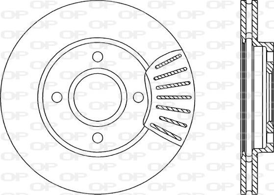 Open Parts BDA1739.20 - Bremžu diski ps1.lv