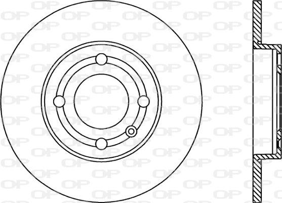 Open Parts BDA1733.10 - Bremžu diski ps1.lv