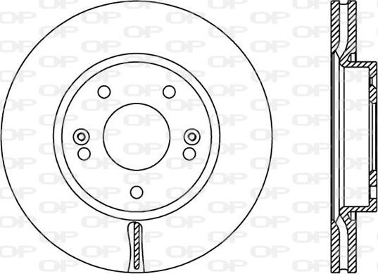 Open Parts BDA2443.20 - Bremžu diski ps1.lv