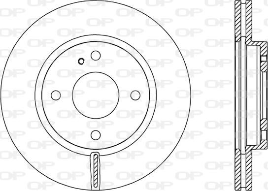 Open Parts BDA2454.20 - Bremžu diski ps1.lv