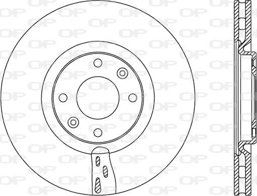 Open Parts BDA2453.20 - Bremžu diski ps1.lv