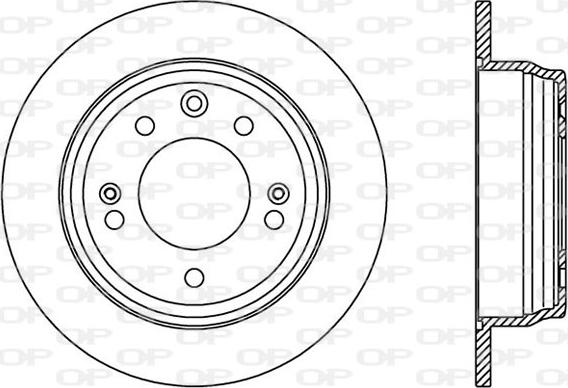 Open Parts BDA2409.10 - Bremžu diski ps1.lv