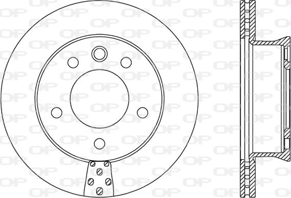 Open Parts BDA2488.20 - Bremžu diski ps1.lv