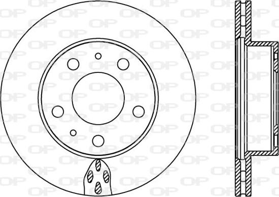 Open Parts BDA2439.20 - Bremžu diski ps1.lv