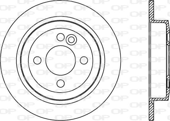 Open Parts BDA2430.10 - Bremžu diski ps1.lv