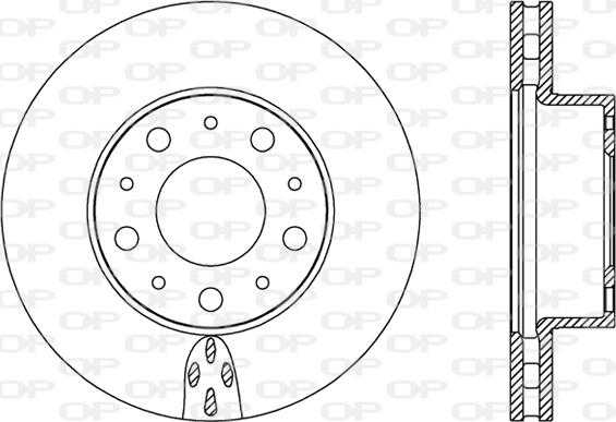 Open Parts BDA2438.20 - Bremžu diski ps1.lv