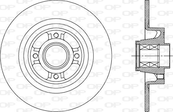 Open Parts BDA2427.30 - Bremžu diski ps1.lv