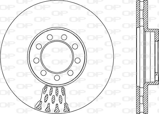 Open Parts BDA2472.20 - Bremžu diski ps1.lv