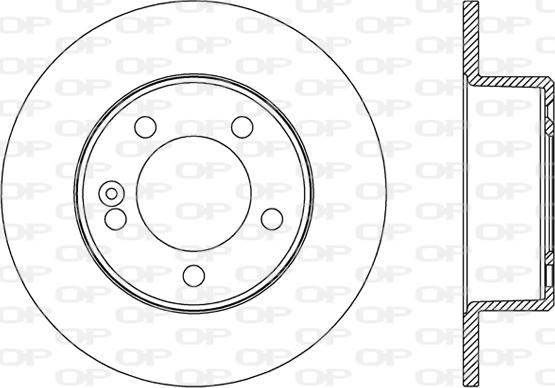 Open Parts BDA2599.10 - Bremžu diski ps1.lv