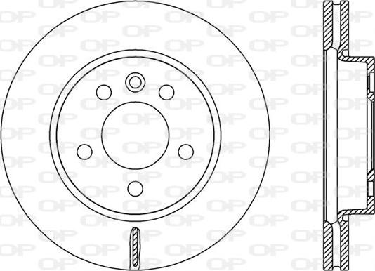 Open Parts BDA2590.20 - Bremžu diski ps1.lv