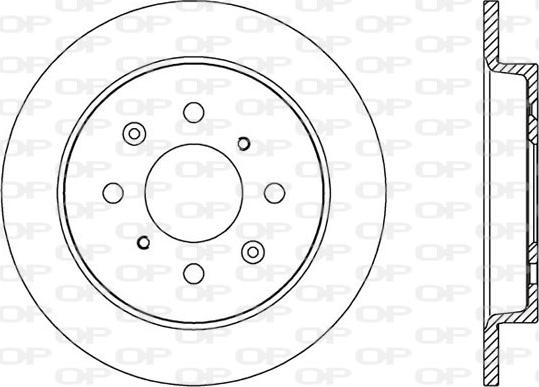 Open Parts BDA2553.10 - Bremžu diski ps1.lv