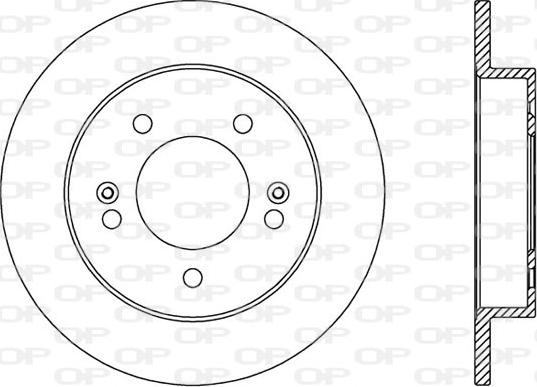 Open Parts BDA2569.10 - Bremžu diski ps1.lv