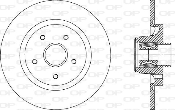 Open Parts BDA2509.30 - Bremžu diski ps1.lv