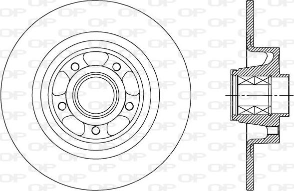 Open Parts BDA2514.30 - Bremžu diski ps1.lv