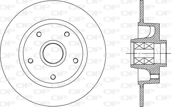 Open Parts BDA2515.30 - Bremžu diski ps1.lv